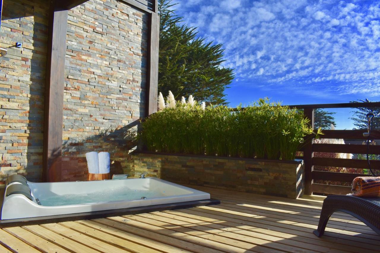 ---- Escapada De Lujo Para Dos ---- Casa Boutique Privada - Vistas Al Oceano - Parrilla Y Fogon En Quincho Privado - Insumos Desayuno - Tu Estadia Incluye Gratis 1 Sesion De Hidromasaje & Cromoterapia Bajo Las Estrellas En Jacuzzi Privado (Adults Onl Pichilemu Exterior foto